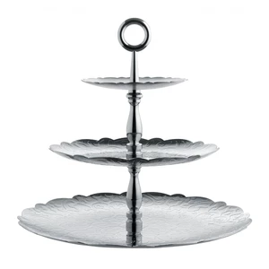 Třípatrový etažér Dressed X-mas, prům. 35 cm - Alessi