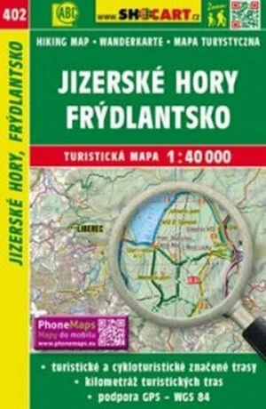 Jizerské hory, Frýdlantsko 1:40 000