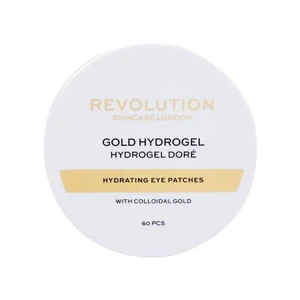 Revolution Skincare Gold Hydrogel Hydrating Eye Patches 60 ks maska na oči na všechny typy pleti; na dehydratovanou pleť; na rozjasnění pleti