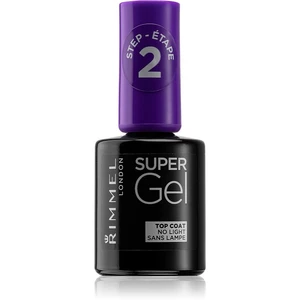 Rimmel Super Gel Step 2 vrchný ochranný lak na nechty s leskom 12 ml