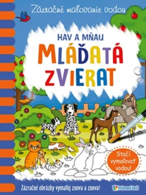 Zázračné maľovanie vodou - Mláďatá zvierat