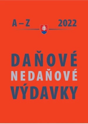 Daňové a nedaňové výdavky A – Z 2022