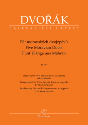 Pět moravských dvojzpěvů B 107 - Antonín Dvořák