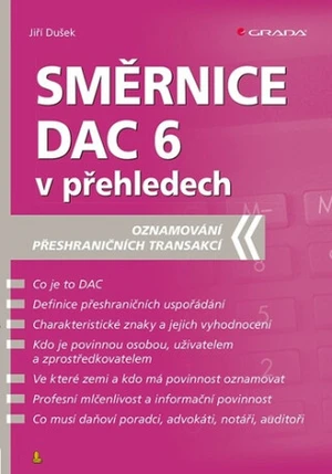 Směrnice DAC 6 v přehledech - Jiří Dušek