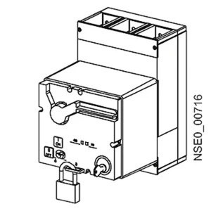 Siemens 3VL9600-3MQ00 motorový pohon 1 ks    (š x v x h) 173 x 190 x 160 mm