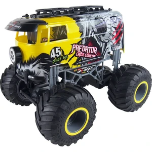 Amewi Crazy Bus žltá  1:16 RC model auta elektrický monster truck  100% RTR 2,4 GHz vr. akumulátorov, nabíjačky a batéri