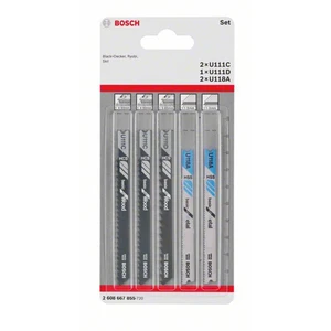 Bosch Accessories 2608667855 Sada kotúčových píl na drevo a kov Basic, 5 kusov, univerzálny hriadeľ 5 ks