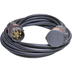 Napájecí prodlužovací kabel Walther Werke 39100502250100 39100502250100, IP54, černá, 25.00 m