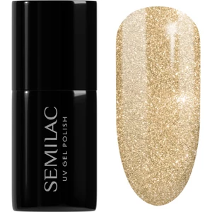 Semilac UV Hybrid Special Day gelový lak na nehty odstín 037 Gold Disco 7 ml
