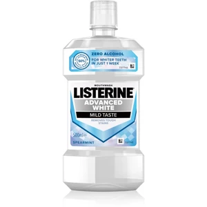 Listerine Advanced White Mild Taste ústní voda s bělicím účinkem 500 ml