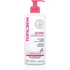 Topicrem UH BODY Ultra-Moisturizing Body Milk hloubkově hydratační tělové mléko pro suchou a citlivou pokožku 500 ml