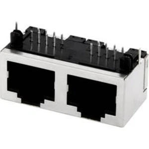 RJ45 konektor econ connect MPU288A - zásuvka, vestavná horizontální RJ45 kov, 1 ks