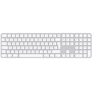 Apple Magic Keyboard mit Touch ID und Ziffernblock Klávesnice bílá lze znovu nabíjet