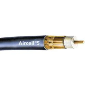 Koaxiální kabel SSB Aircell 5 (6055), 50 Ω, stíněný, černá, 1 m