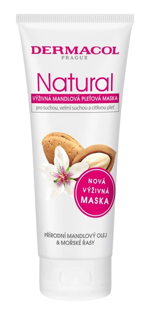 Dermacol NATURAL Výživná mandĺová pleťová maska