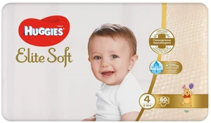 HUGGIES plienky Elite Soft 4 60 ks