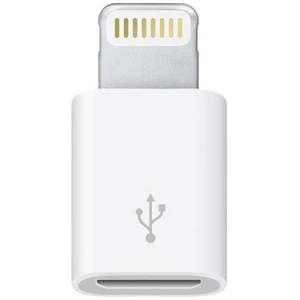 Apple Apple iPad / iPhone / iPod adaptér [1x dokovacia zástrčka Apple Lightning - 1x micro USB 2.0 zásuvka B]  biela