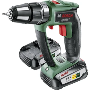 Bosch Home and Garden PSB 18 LI-2 Ergonomic 2-cestný-aku príklepová vŕtačka  + 2. akumulátor, + púzdro