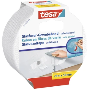 tesa  05255-00004-01 páska so skleným vláknom  biela (d x š) 25 m x 50 mm 1 ks