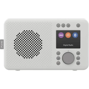 Pure Elan stolný rádio DAB+, FM AUX, Bluetooth, DAB+, UKW  funkcia alarmu sivá