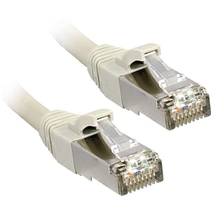 LINDY 47242 RJ45 sieťové káble, prepojovacie káble CAT 6 F/UTP 1.00 m sivá s ochranou 1 ks