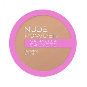 Gabriella Salvete Nude Powder SPF15 8 g púder pre ženy 04 Nude Beige