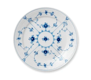 Talíř Blue Fluted Plain, 25 cm - Royal Copenhagen