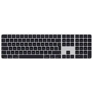 Apple Magic Keyboard mit Touch ID und Num Key Bluetooth® klávesnica čierna nemecká, QWERTZ, Macintosh