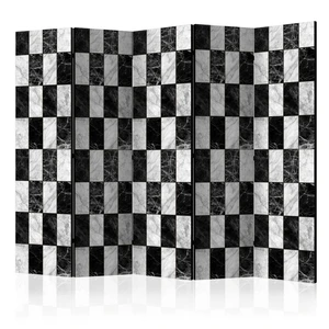 Paraván Checker Dekorhome 225x172 cm (5-dílný)