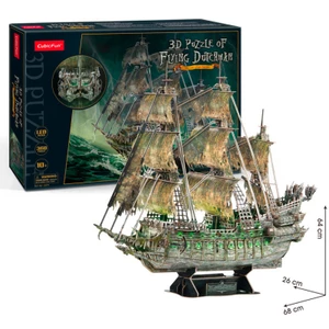 CubicFun - Puzzle 3D Flying dutchman s LED světlem - 360 dílků