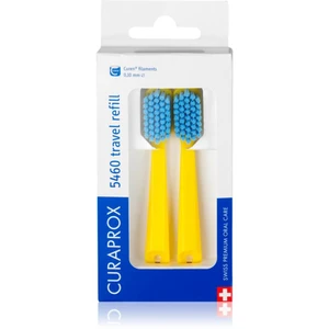 Curaprox Travel Set 2-pack cestovní set náhradní hlavice yellow 2 ks