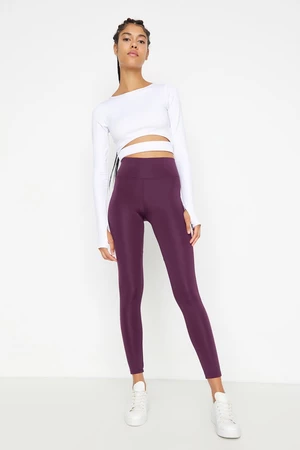 Trendyol Plum Push-Up teljes hosszúságú kötött sportleggings