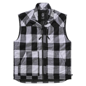 Wooden vest white/black