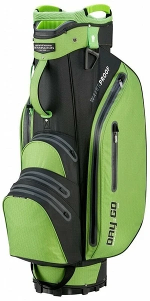 Bennington Dry GO 14 Grid Orga Water Resistant With External Putter Holder Fury Green/Black Sac de chariot de golf