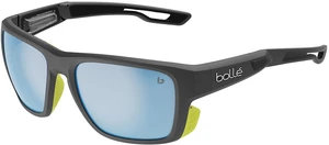 Bollé Airdrift Black Matte Acid/Sky Blue Polarized Okulary żeglarskie