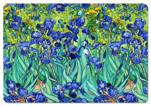 Bertoni Home Unisex's Rectangular Table Pad Irises