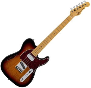 G&L Bluesboy 3-Tone Sunburst Guitarra Semi-Acústica