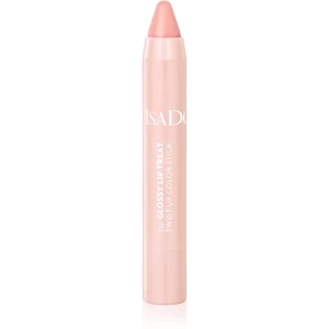 IsaDora Glossy Lip Treat Twist Up Color hydratační rtěnka odstín 00 Clear Nude 3,3 g