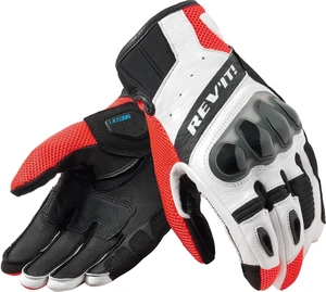 Rev'it! Gloves Ritmo Black/Neon Red S Mănuși de motocicletă