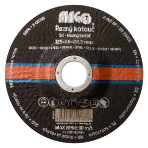 Řezný kotouč na kov 125 x 1,6 x 22,2 mm MAGG