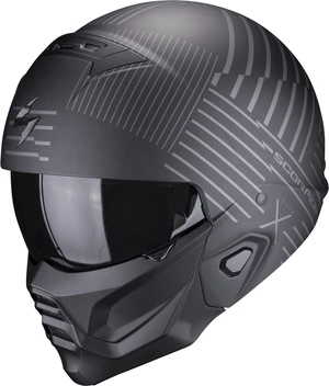 Scorpion EXO-COMBAT II MILES Matt Black/Silver L Kask