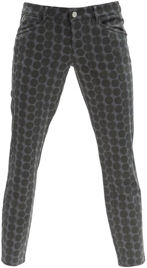 Alberto Mona Waterrepellent Dots Black 34 Pantaloni