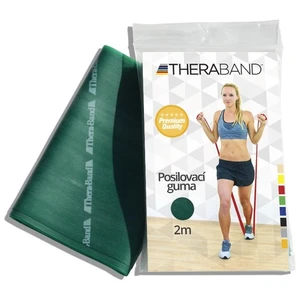 THERABAND Posilovací guma, zelená, silná, 2 m