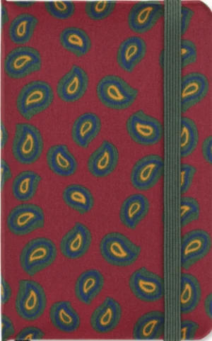 Moleskine Silk Zápisník bordeaux vínový XS, čistý, v dárkové krabici