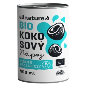 ALLNATURE Kokosové mlieko BIO 400 ml