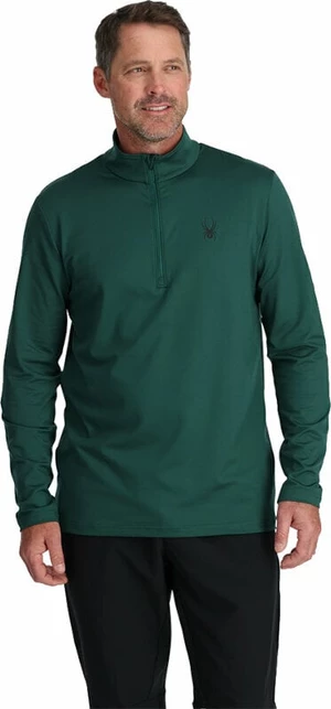 Spyder Mens Prospect 1/2 Zip Cyprus Green L Sveter Mikina a tričko