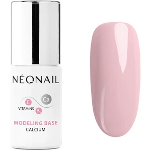 NEONAIL Modeling Base Calcium podkladový lak pro gelové nehty s vápníkem odstín Neutral Pink 7,2 ml