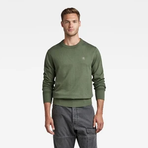 G-STAR Sweater - Premium core r knit green