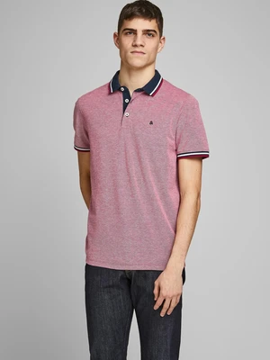 Jack & Jones Paulos Polo triko Červená