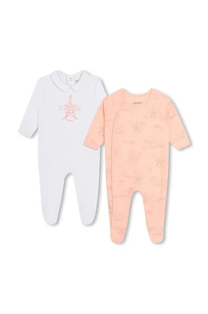 Kojenecké bavlněné dupačky Kenzo Kids 2-pack